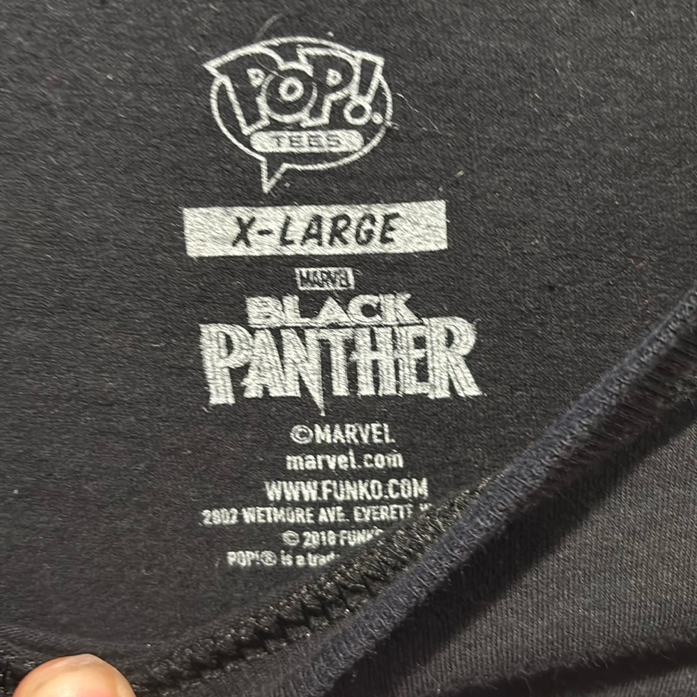 Marvel Black Panther Tee with Purple and Blue Accents - Picture 2 of 3